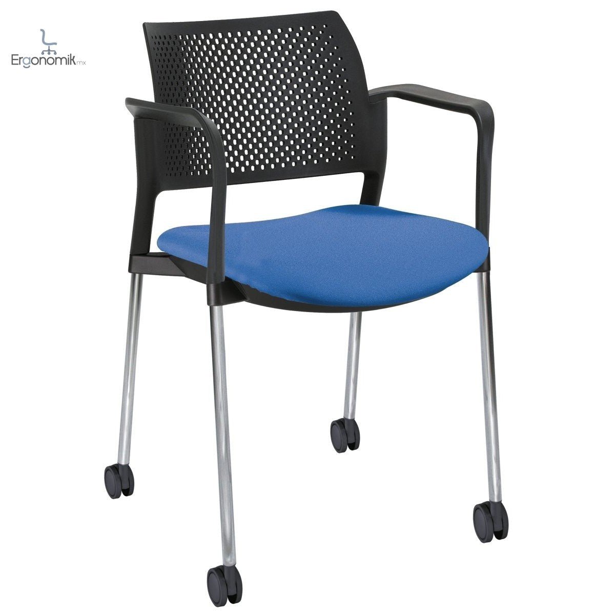 Silla Kyos Negro Semi Tapizadas - Ergonomik silla operativa OFFIHO