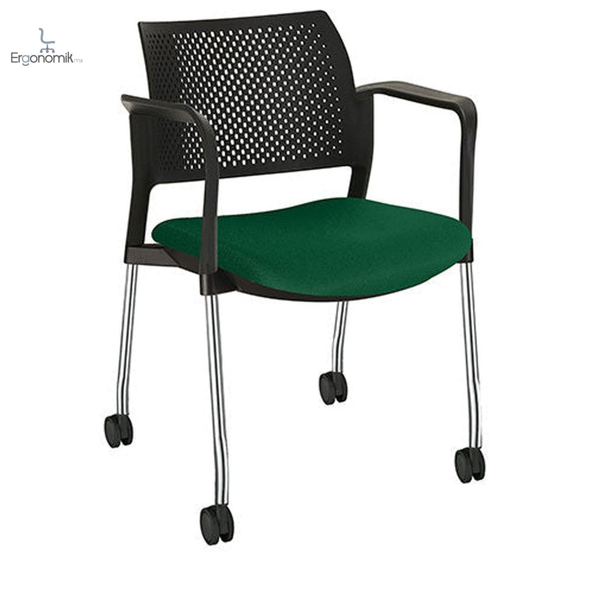 Silla Kyos Negro Semi Tapizadas - Ergonomik silla operativa OFFIHO