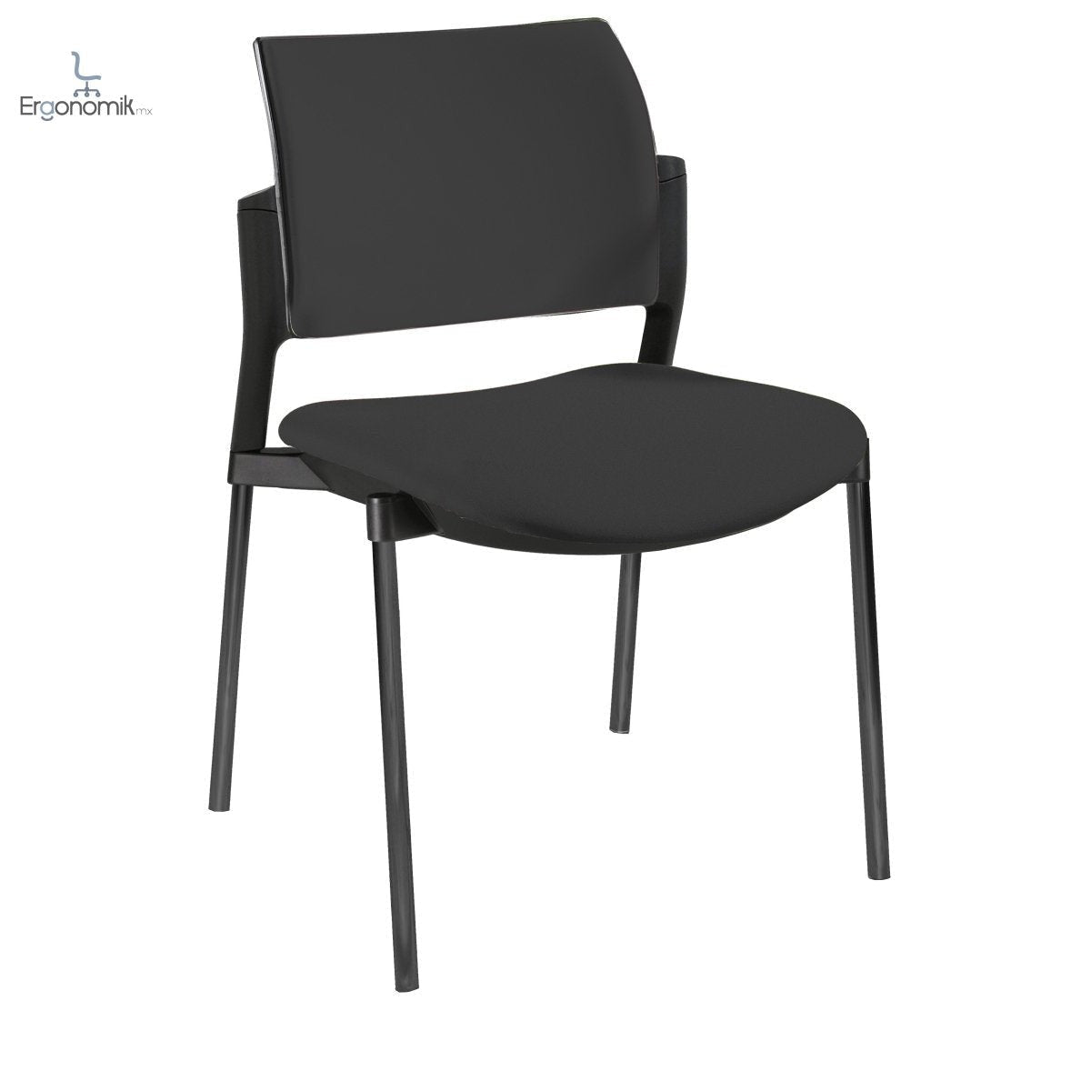 Silla Kyos Negro Tapizadas - Ergonomik silla operativa OFFIHO