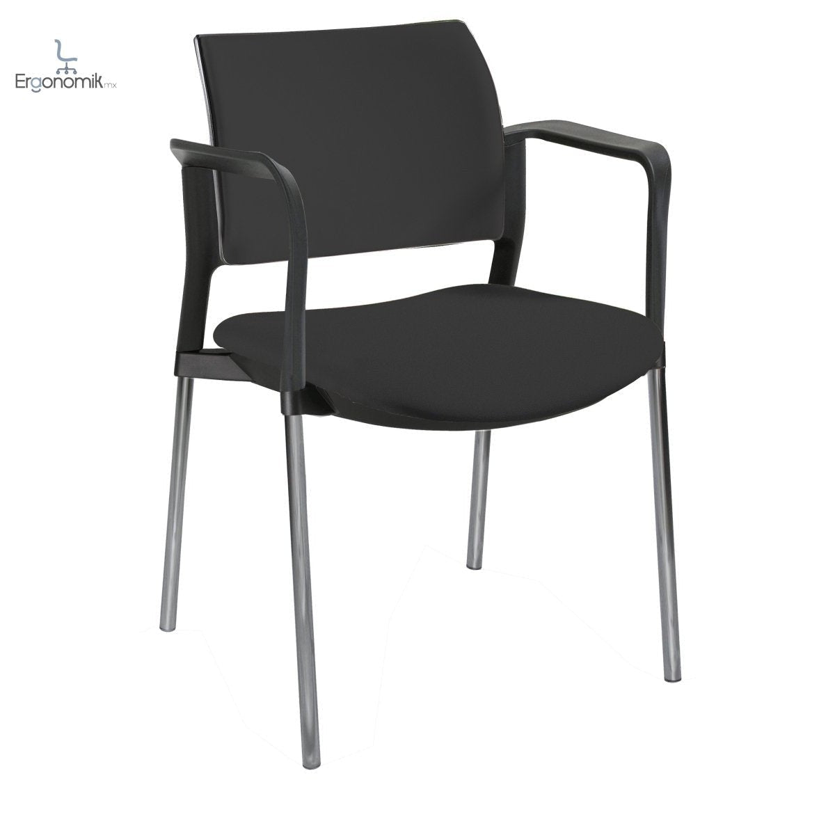 Silla Kyos Negro Tapizadas - Ergonomik silla operativa OFFIHO