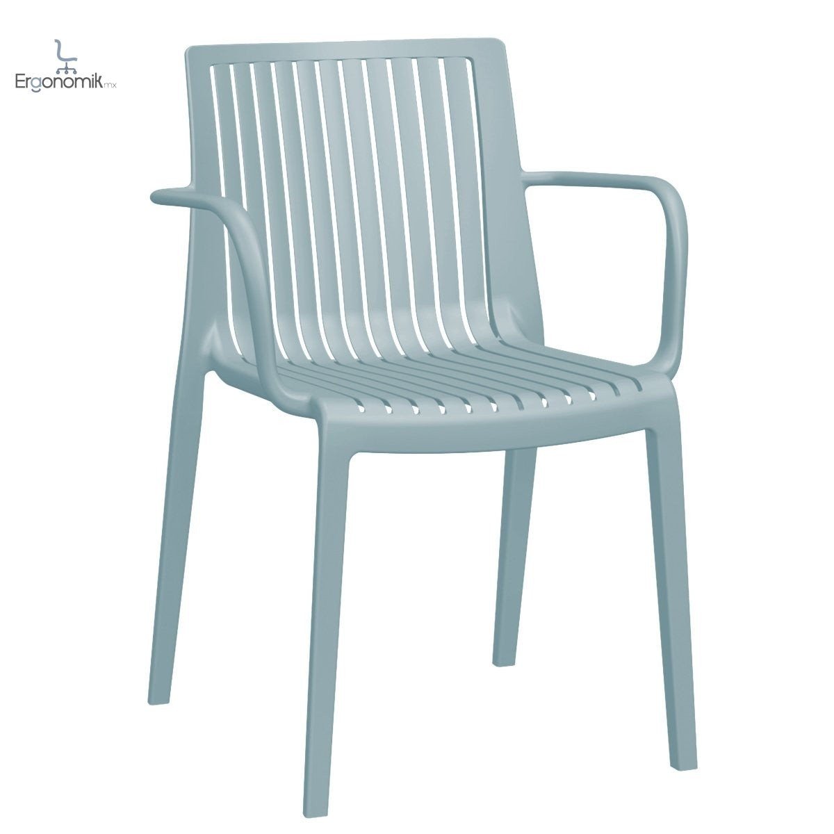 Silla Milos con Brazos - 3 piezas - Ergonomik silla de visita OFFIHO