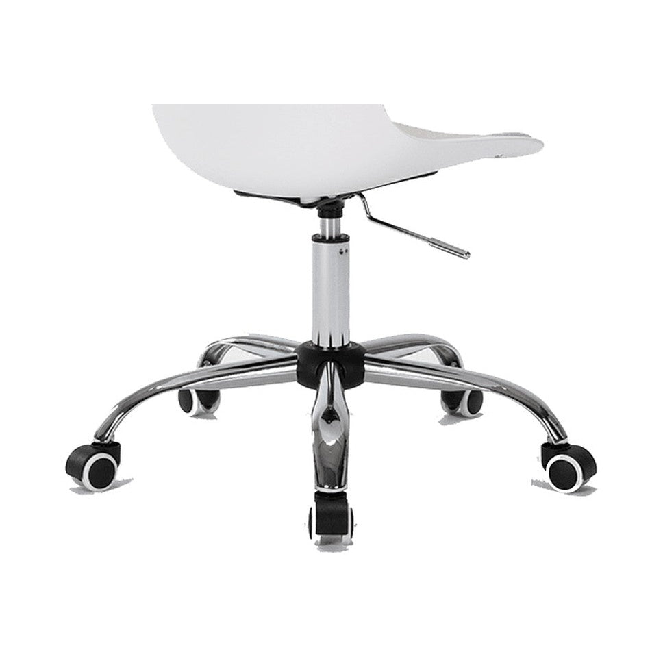 Silla Operativa Eames Acolchonada Blanco - Ergonomik silla de oficina Ofik