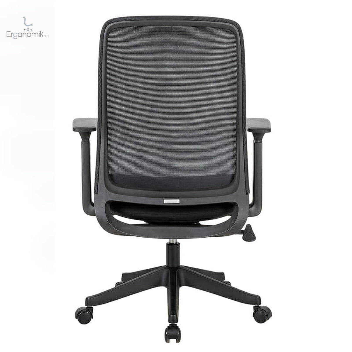 Silla Operativa H11 De Brazos Ajustables Mesh Y Tela Negra - Ergonomik silla de oficina Ofik