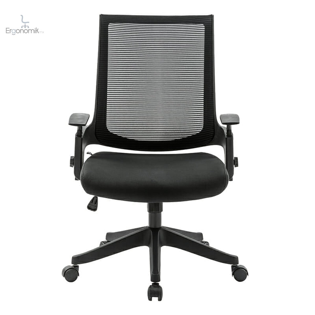Silla Operativa H2 Mesh Y Tela Negra - Ergonomik silla ergonomica OFIK