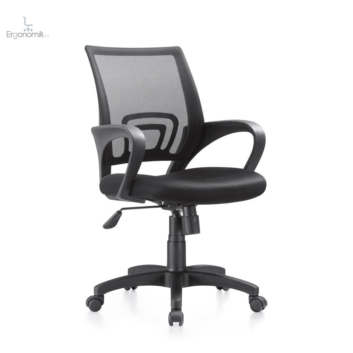 Silla Operativa Jack negro - Ergonomik silla de oficina MEM