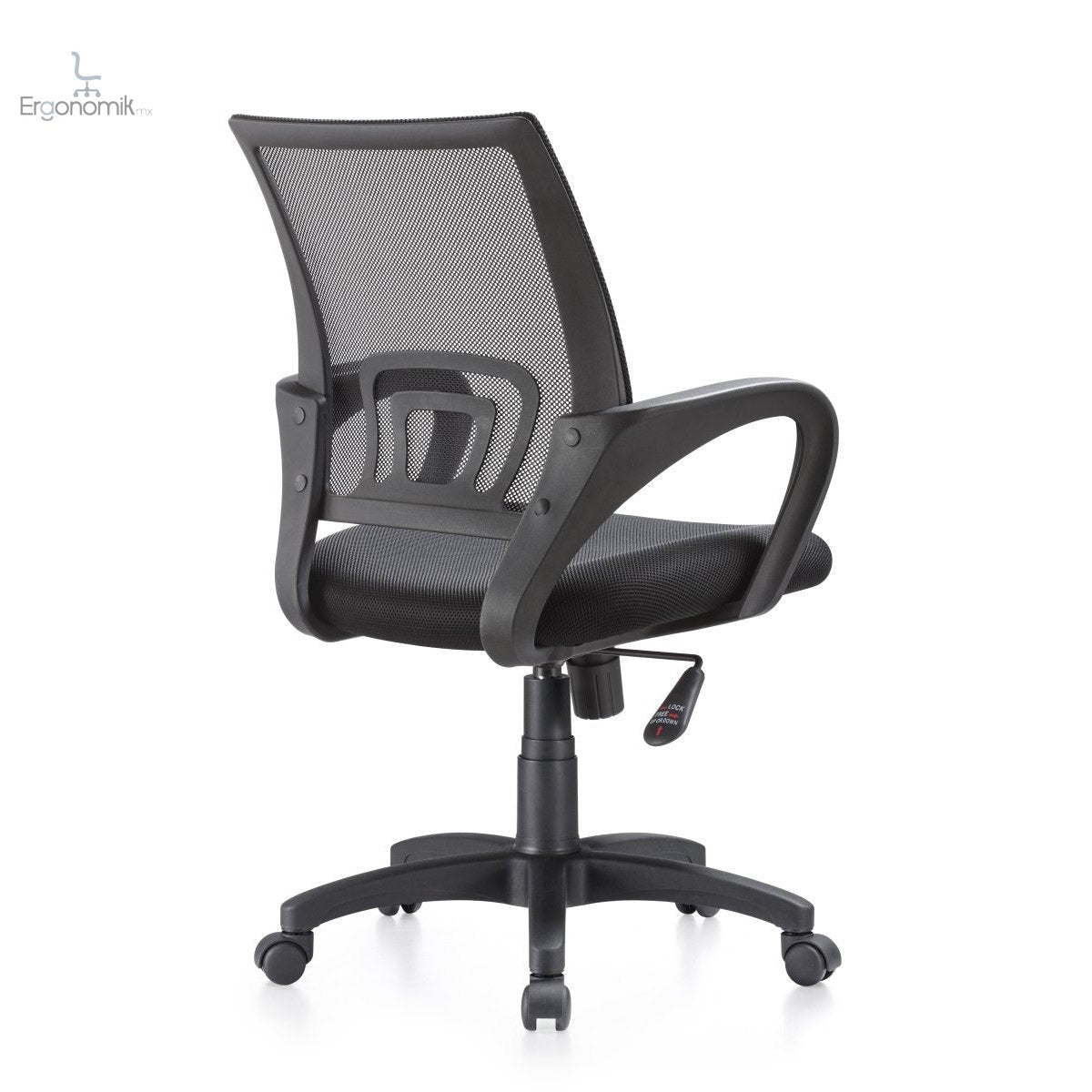Silla Operativa Jack negro - Ergonomik silla de oficina MEM