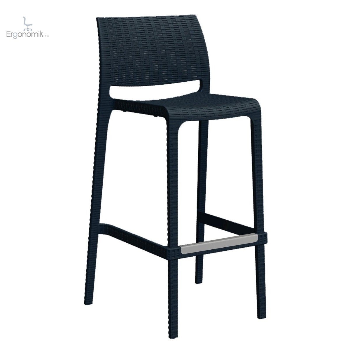 Silla Rue Alto - 2 piezas - Ergonomik Silla de visita exterior OFFIHO