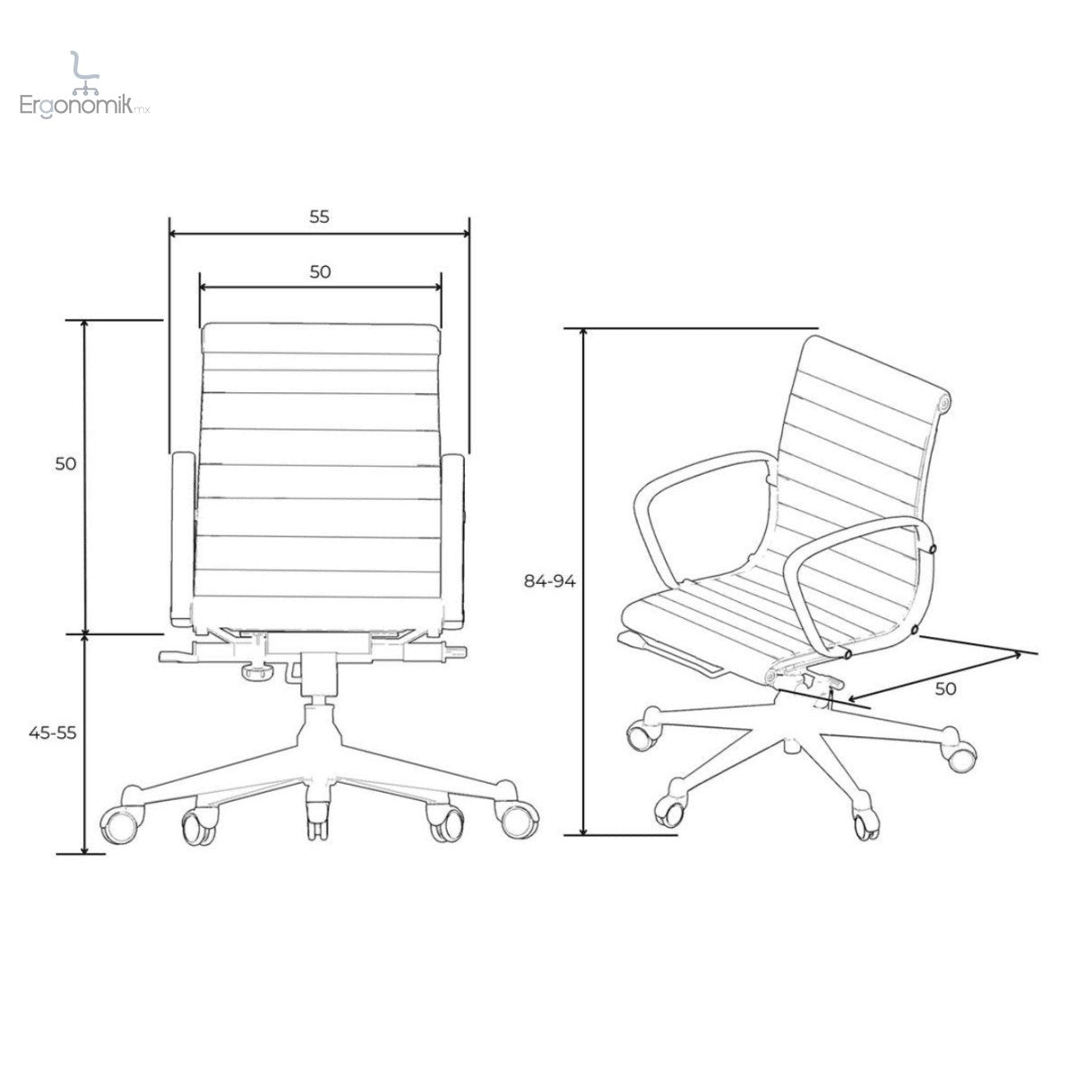 Silla Skin - Ergonomik silla ergonomica Office Class