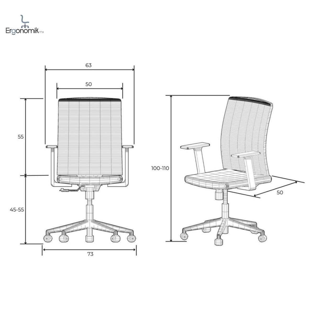 Silla Vision - Ergonomik silla ergonomica Office Class