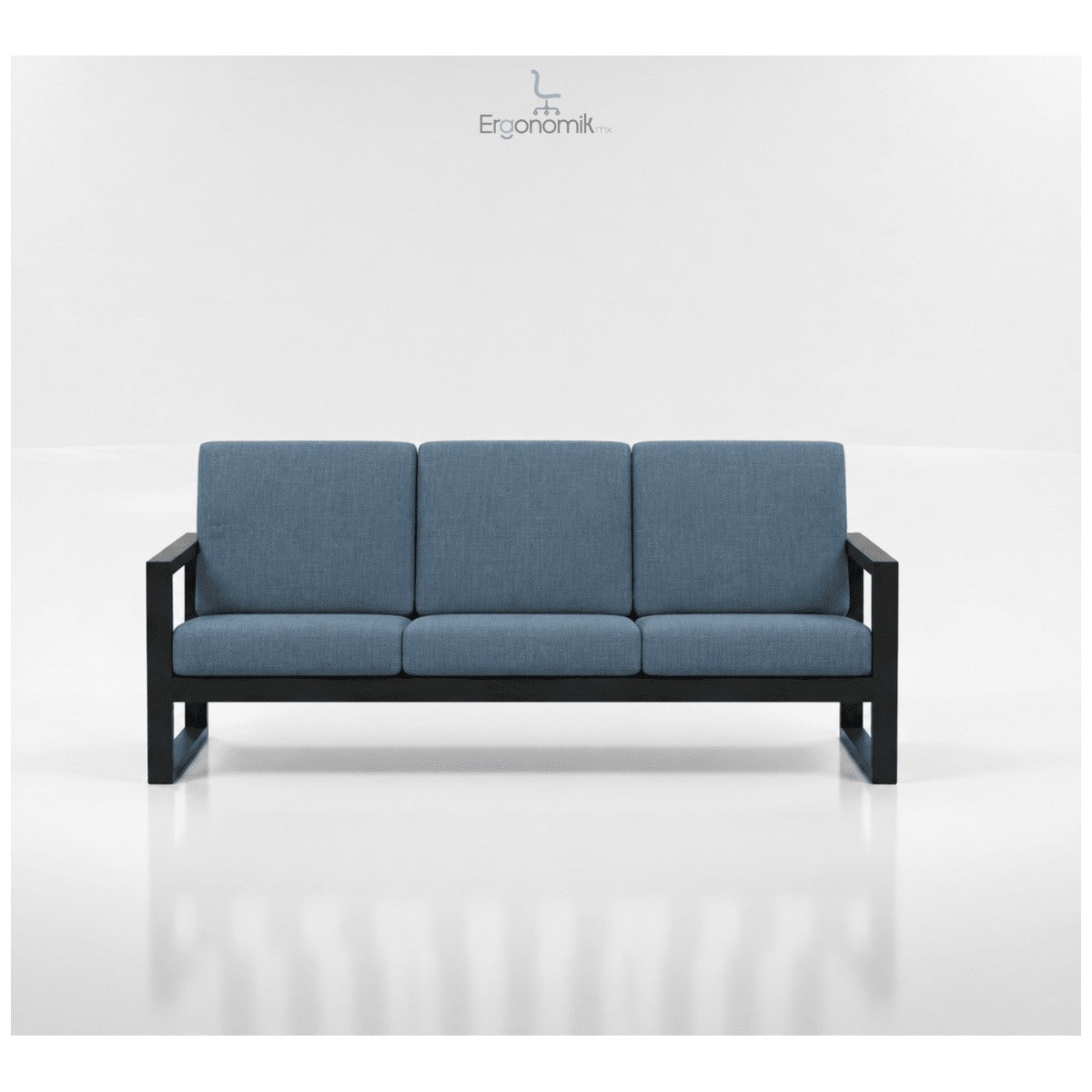 Sillon Decka 3 Personas - Ergonomik Sillones de Visita Quality Furniture