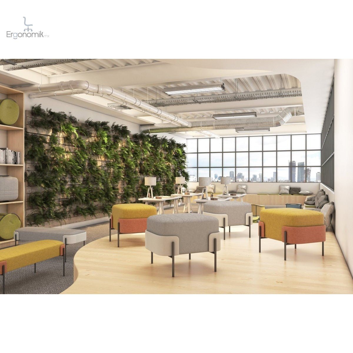 Sillón Gubi (2 Piezas) - Ergonomik sofa OFFIHO