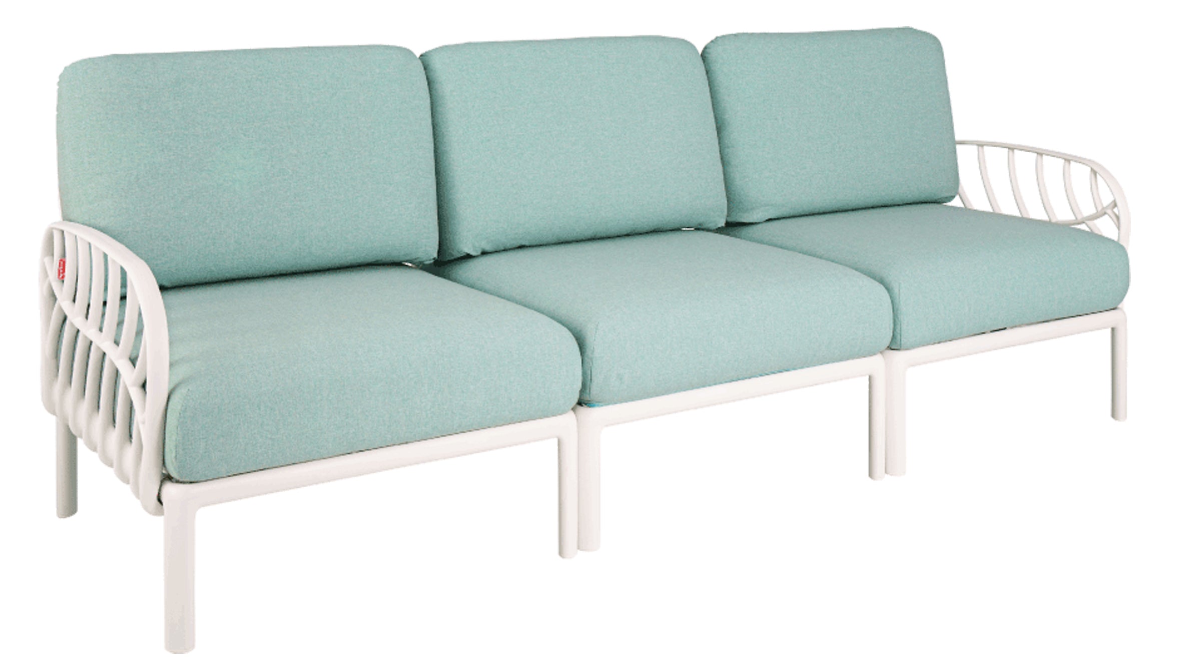 Vista frontal del Sillón Laurel 3 Personas