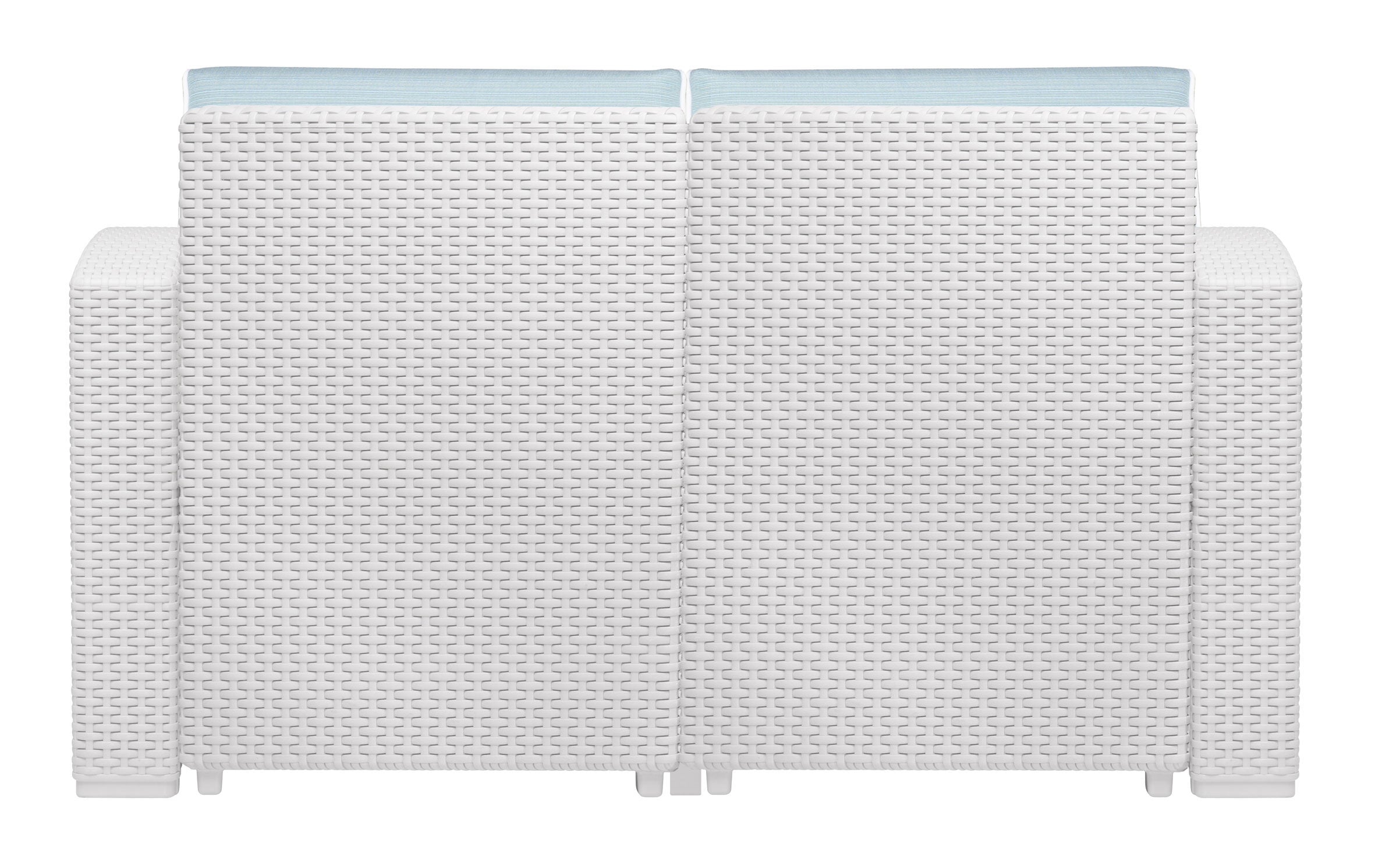 Vista trasera mostrando respaldo ergonómico