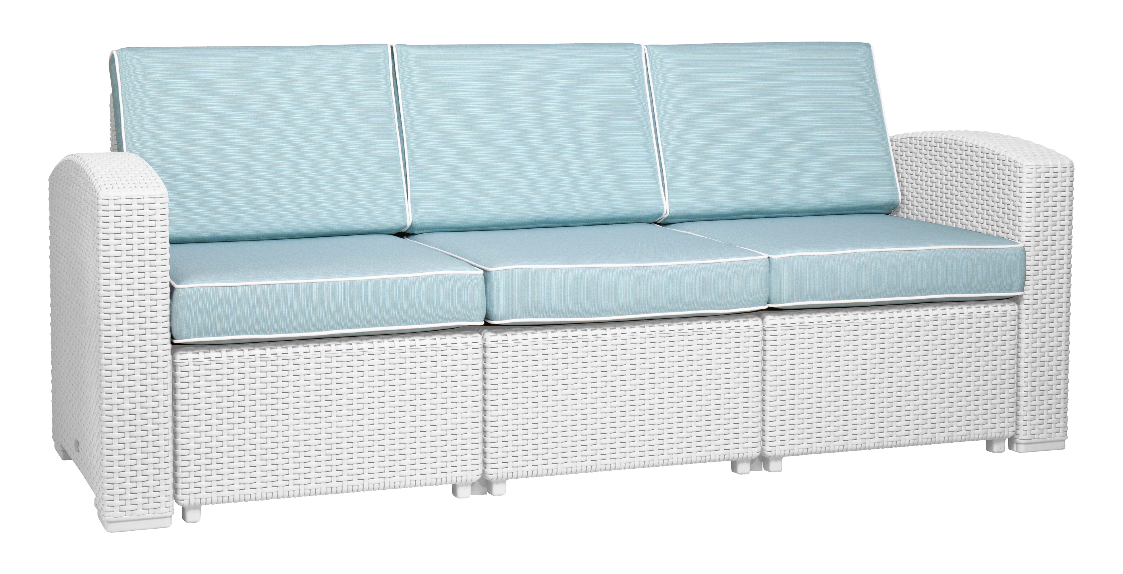 Vista frontal del Sillón Magnolia 3 personas