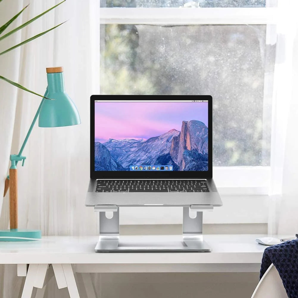 Soporte de aluminio ergonómico para laptop