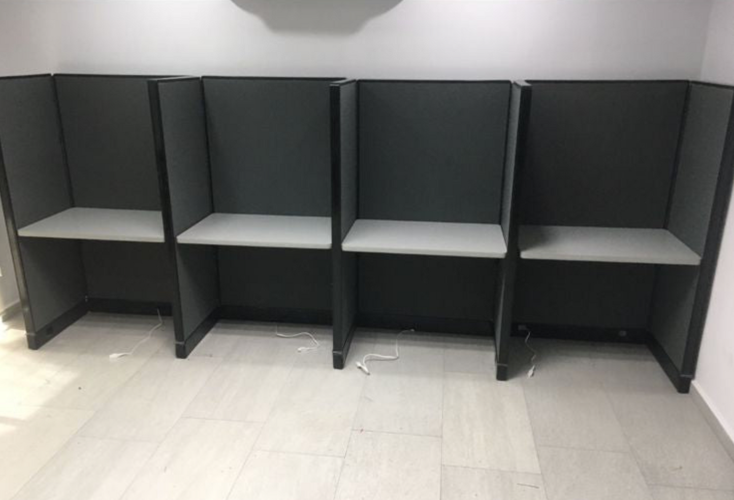 Módulos de trabajo escritorios colaborativos callcenter oficina de fabricación tipo callcenter