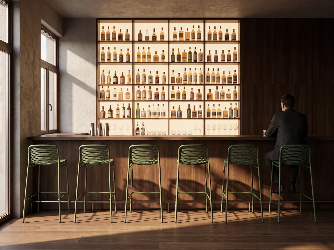 Idea de ambientación: Barra de coctelería
