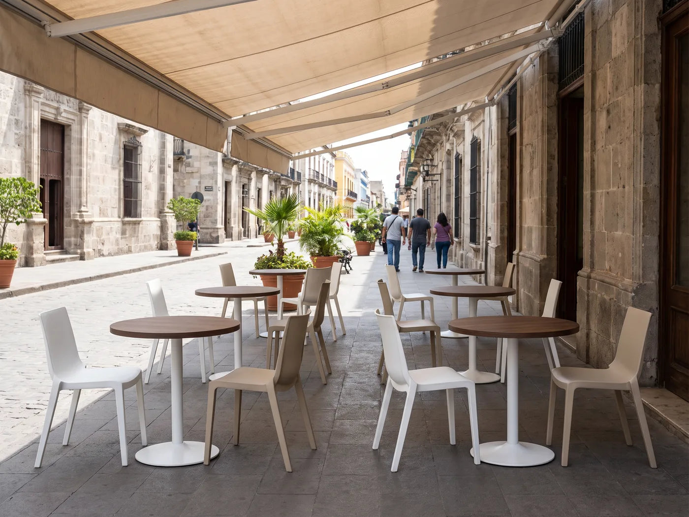 Idea de ambientación: Terraza de banqueta