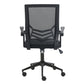 Silla Operativa Nitro Con Brazos Abatibles Mesh Y Asiento Negro