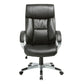 Sillón Ejecutivo Milan Con Brazos Vinil Negro