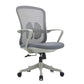 Silla Operativa Organic Mesh Y Tela Gris Estructura Gris