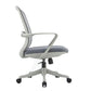 Silla Operativa Organic Mesh Y Tela Gris Estructura Gris