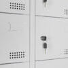 Locker Metalico 24 Puertas MC Blanco