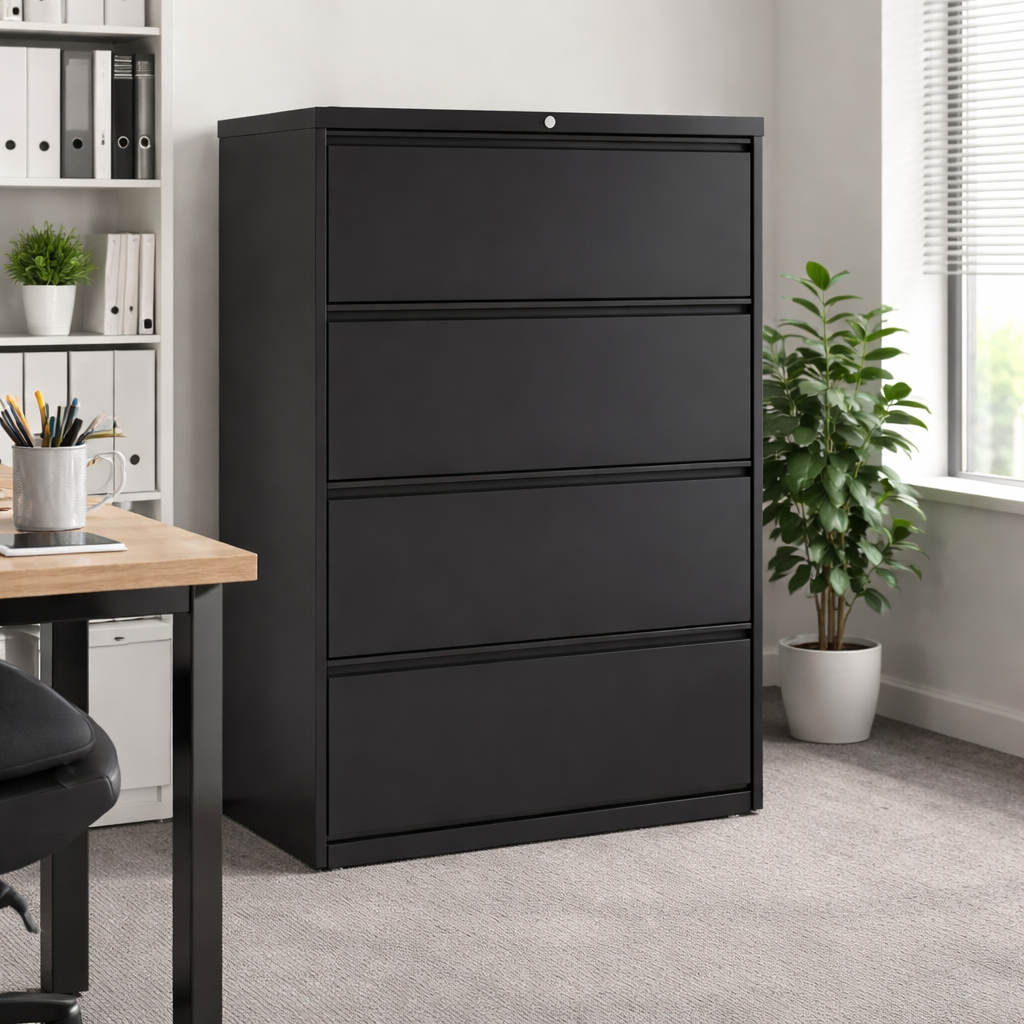 Archivero Horizontal 4 Gavetas Tamaño Oficio o Carta - Ergonomik archivero OFIK