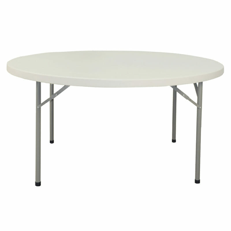 Mesa plegable ofik redonda 1.52 plastico blanco - Ergonomik mesa OFIK