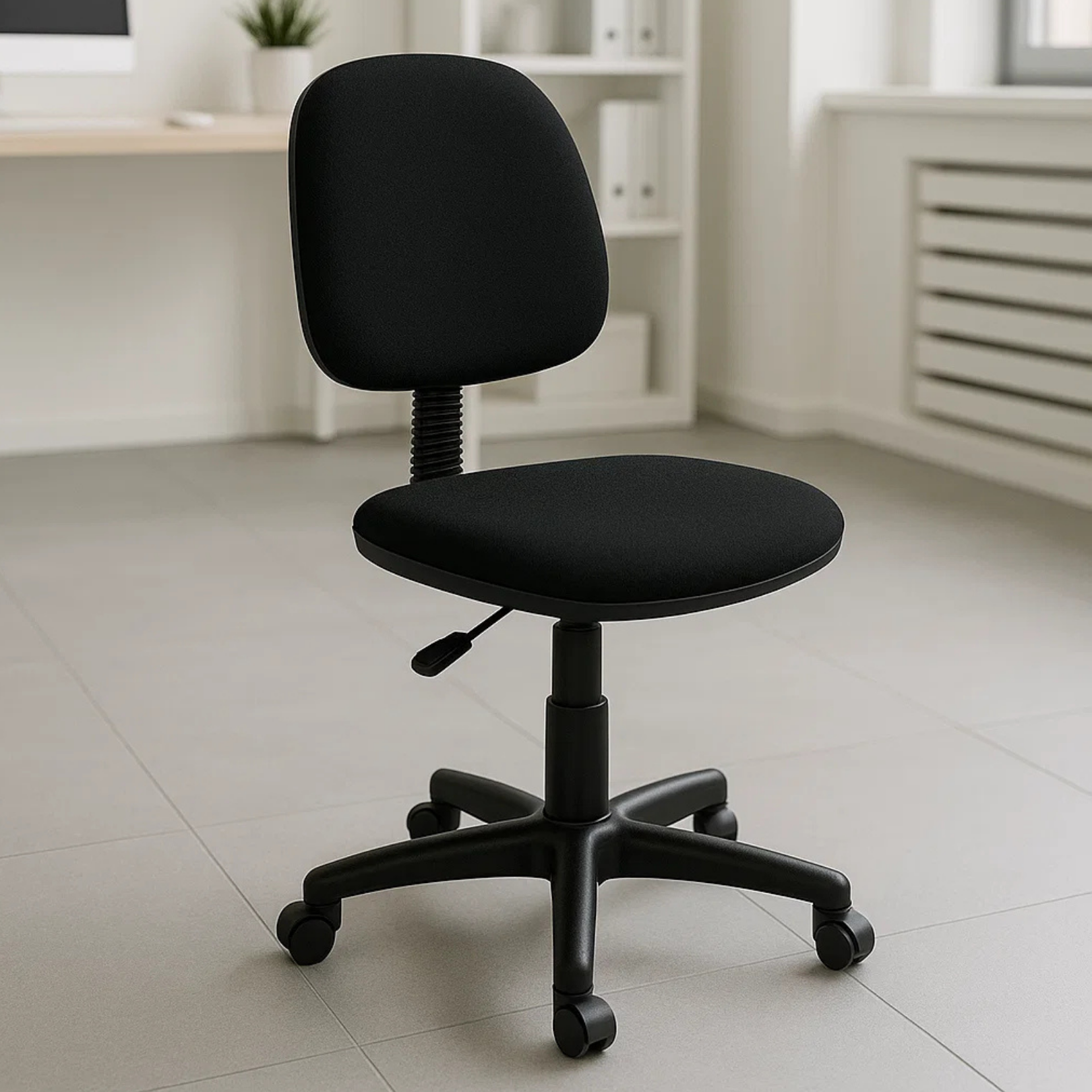 Silla Operativa Regia 1001 Tela sin Brazos - Ergonomik pieza OFIK