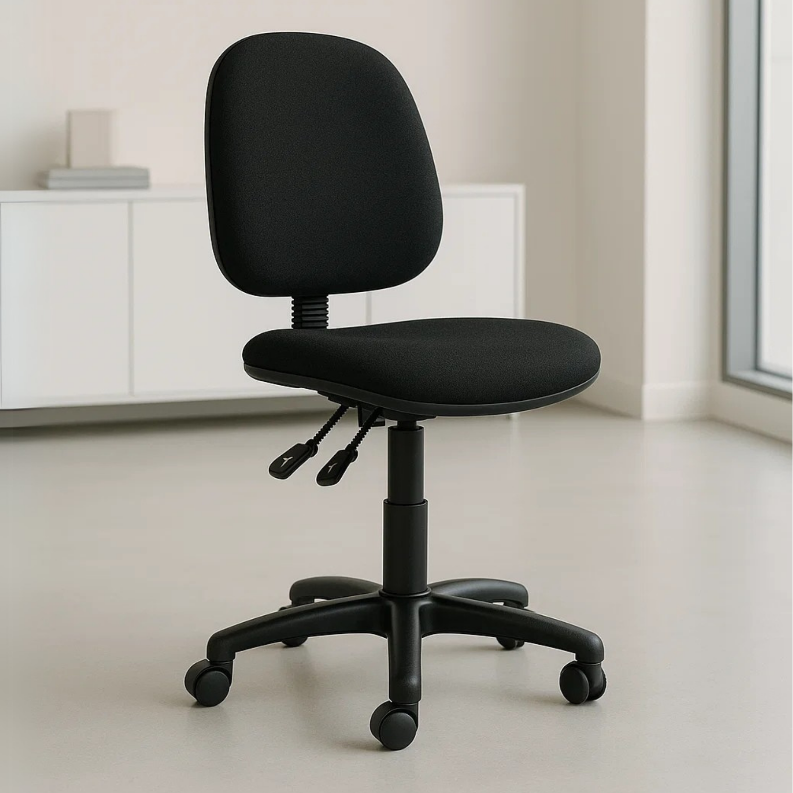 Silla Operativa Regia 1002 Tela con Respaldo Ajustable sin Brazos - Ergonomik pieza OFIK