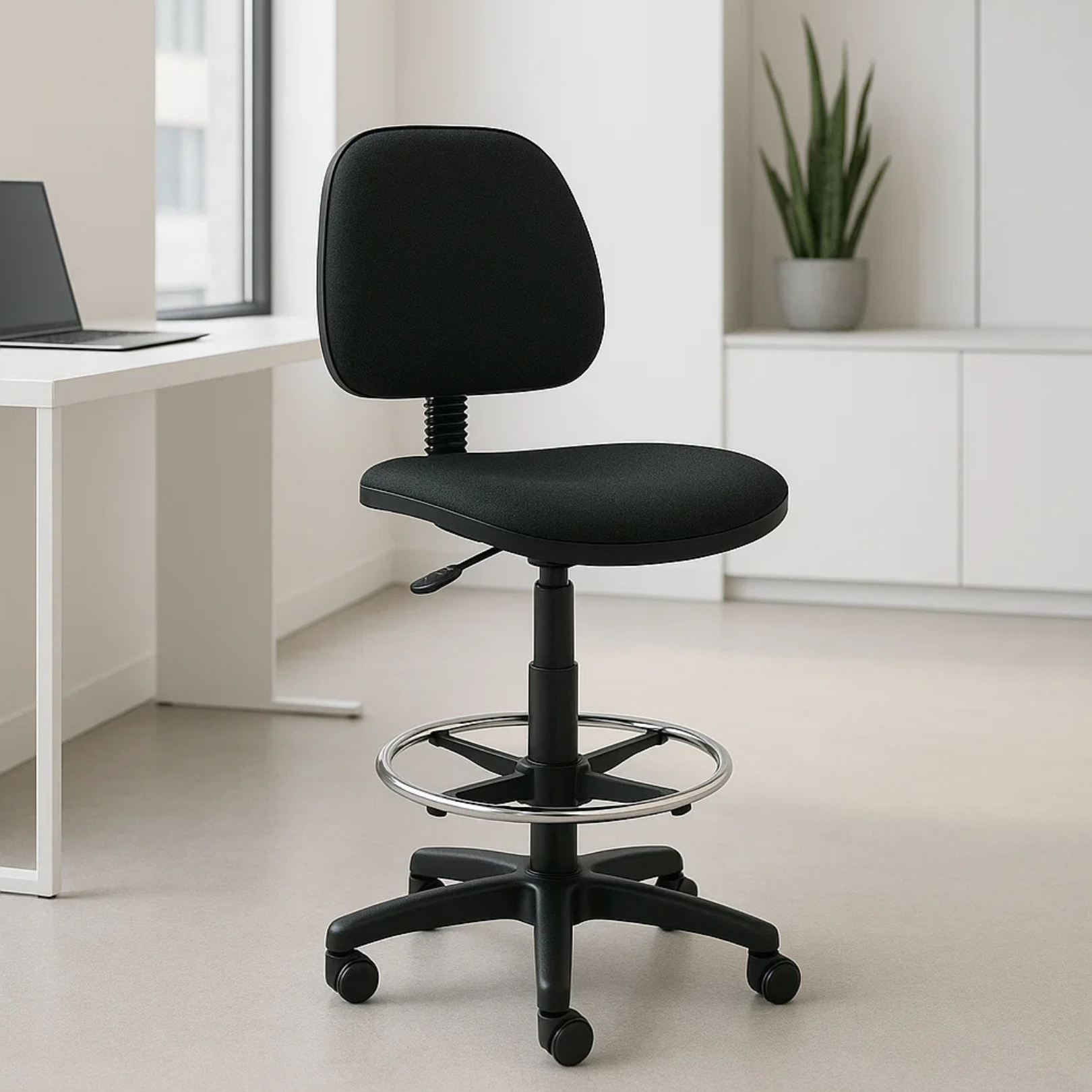 Silla Cajero Regia en Tela sin Brazos 1007 - Ergonomik pieza OFIK