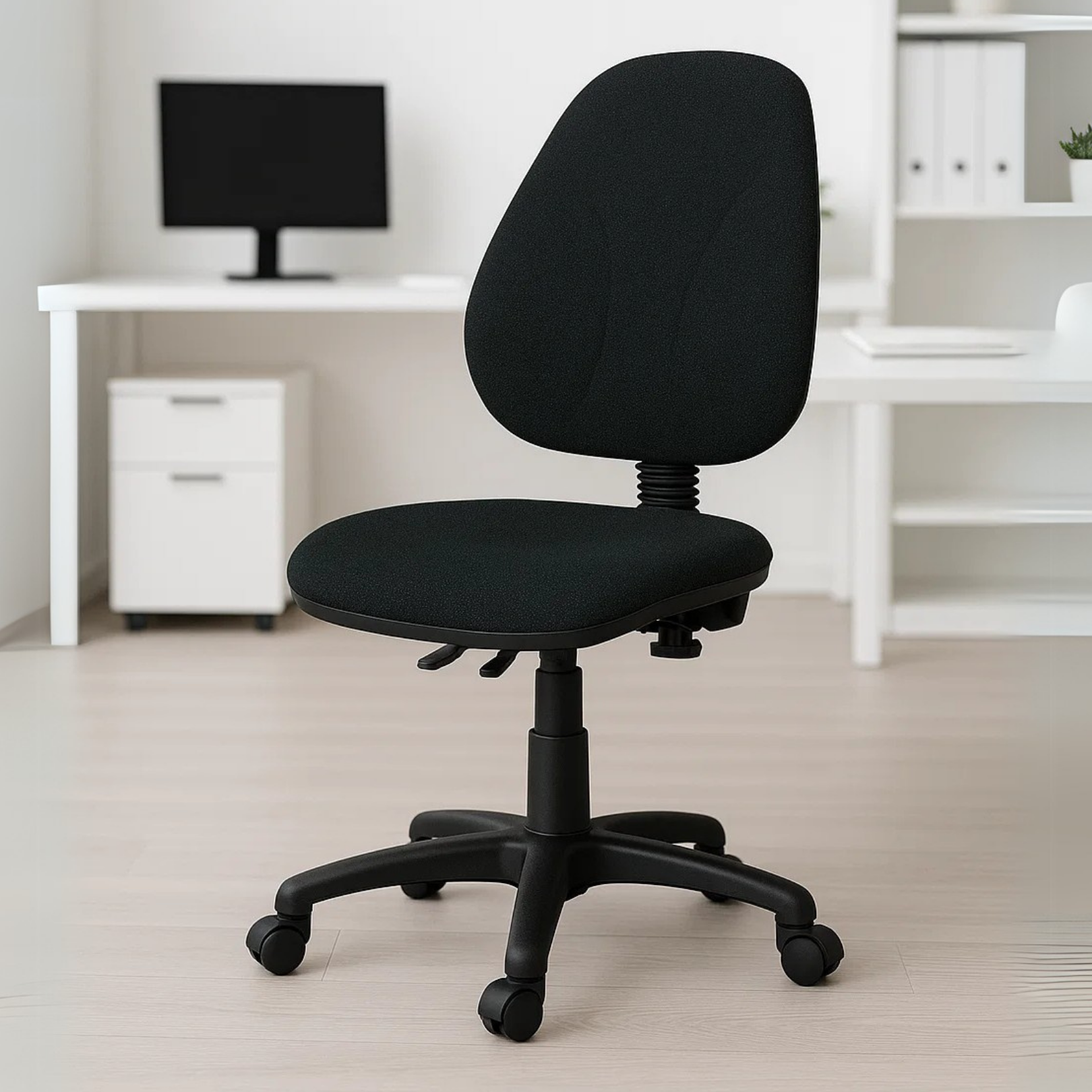 Silla Operativa Tiempo 3503 Tela sin Brazos - Ergonomik pieza OFIK