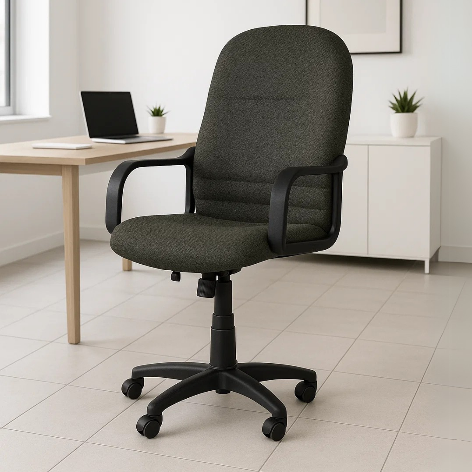 Silla Ejecutiva Tamayo en Tela y Respaldo Alto 4001 - Ergonomik silla ejecutiva OFIK