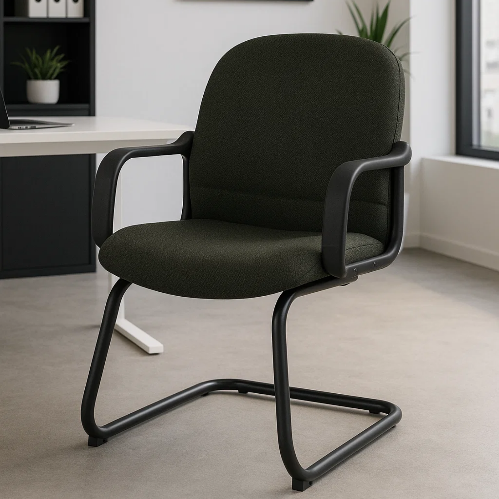 Silla de Visita Tamayo en Tela y Base de Trineo 4003 - Ergonomik pieza OFIK