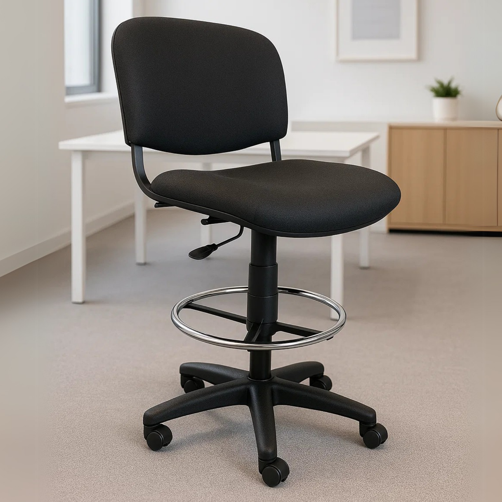 Silla Cajero Allegro en Tela sin Brazos - Ergonomik pieza OFIK