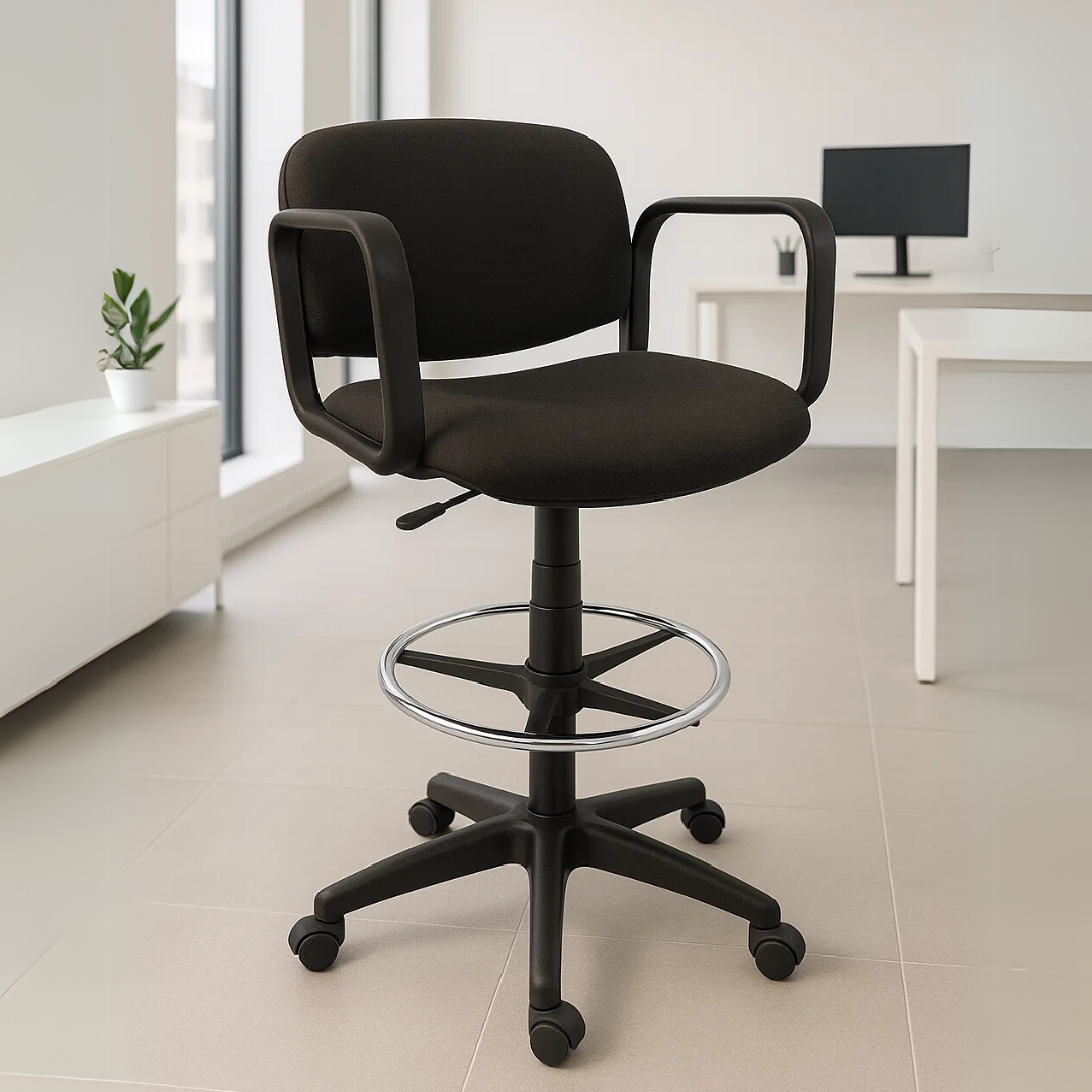 Silla Cajero Allegro en Tela con Brazos - Ergonomik pieza OFIK