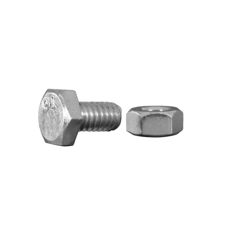 Juego de tornillo 1/4 x 1/2 hexagonal galvanizado - Ergonomik pieza OFIK