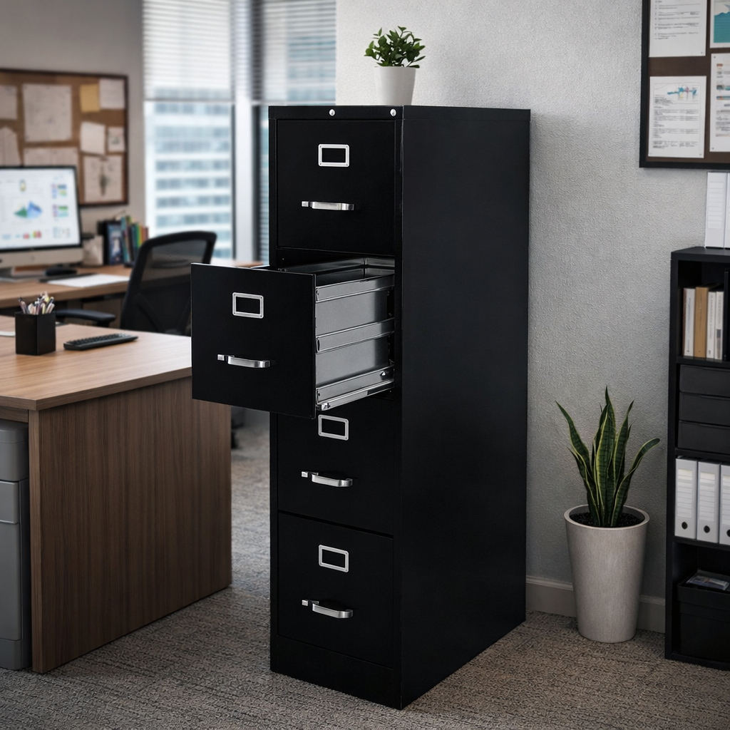 Archivero Vertical 4 Gavetas Tamaño Carta - Ergonomik archivero OFIK