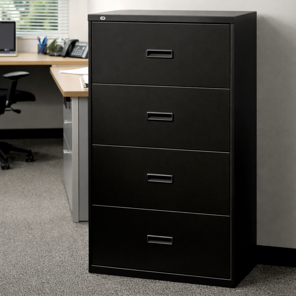 Archivero Horizontal 434L 4 Gavetas Tamaño Carta y Oficio - Ergonomik archivero OFIK