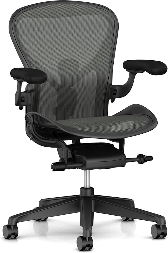Herman Miller Aeron Chair Talla B, Graphite