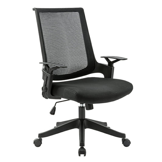 Silla Operativa H2 Mesh Y Tela Negra