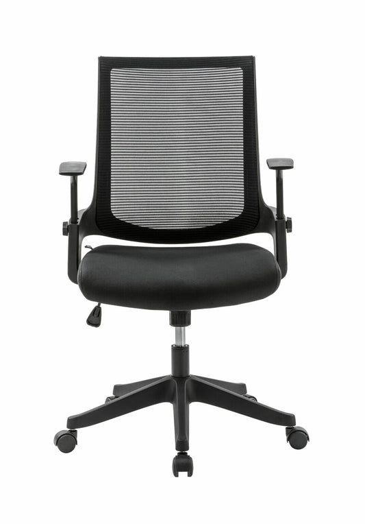 Silla Operativa H2 Mesh Y Tela Negra