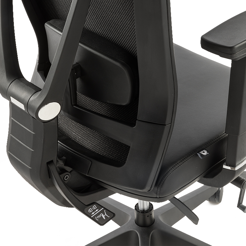 Silla Ejecutiva H1PU Vinipiel Asiento Y Estructura Negro