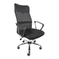 Silla Ejecutiva E103 Mesh Y Tela Color Negro Base Cromada