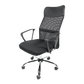 Silla Ejecutiva E103 Mesh Y Tela Color Negro Base Cromada