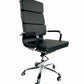 Sillón Ejecutivo Vista Plus Vinipiel Negro Base Cromada (3624)