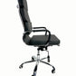 Sillón Ejecutivo Vista Plus Vinipiel Negro Base Cromada (3624)