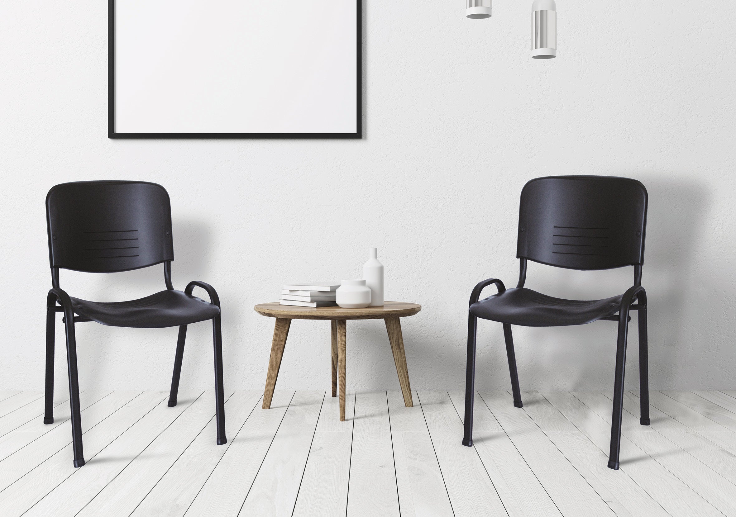 Detalle del diseño de la Silla Novaiso Sin Brazos