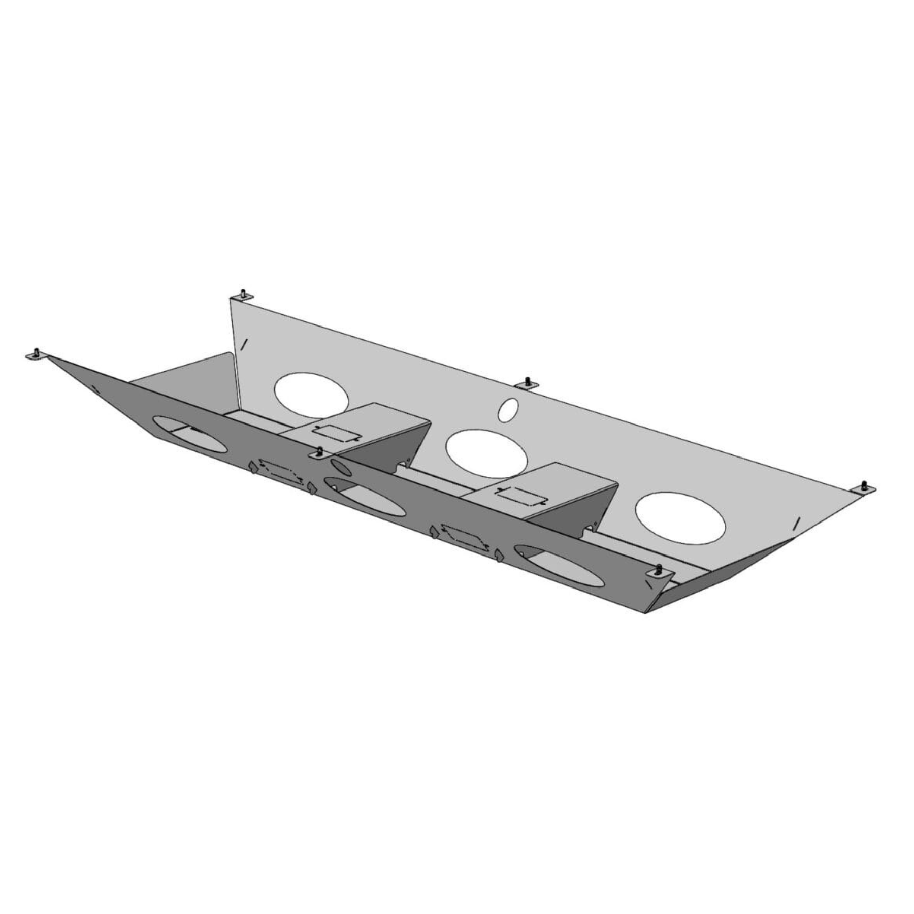 Canaleta Eléctrica Doble Billydesk para 150 cm - Ergonomik pieza OFIK